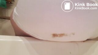 Sitting in Soiled Panties