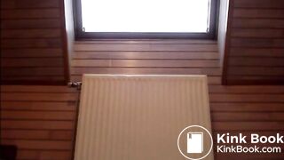 Hot body milf shitting on her legs