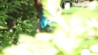 Japanese girls poop outside