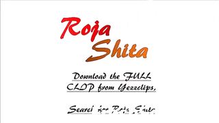 Mature hooded woman shits and smears in the bathroom