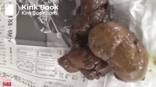 Asian girl self shot poop compilation part 1