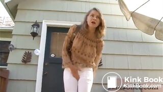 beautiful and sexy blonde had diarrhea