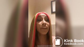 cardi b toilet diarrhea farting