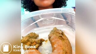 Sexy ebony poop - video 2