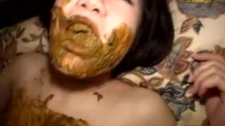 Japanese Scat sex smearing