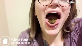 [ME] Eating and playing with shit at work