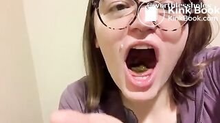 [ME] Eating and playing with shit at work