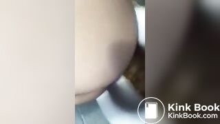 Sexy Latina with the runs