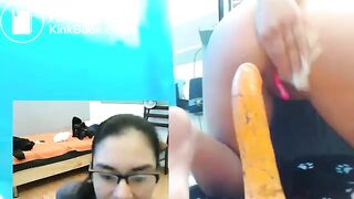 12-05-17 licks shitty dildo clean