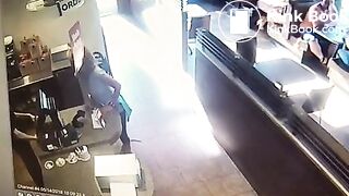 Scat in the restaurant!