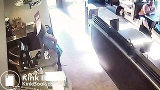 Scat in the restaurant!