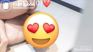 Pretty korean queen girl pooping and pissing on her slave