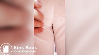 Panty poop and poop on white jeans then smearing - video 2