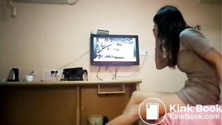 Chinese femdom human toilet - video 2