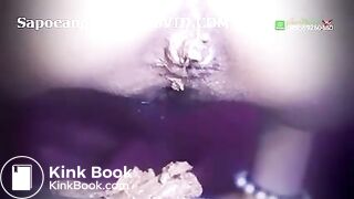 Indonesian girl self tudung pooping and masturbasi