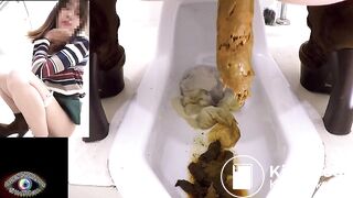 6カメうんこ 女がうん