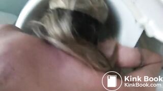 scat slut gets it in the ass