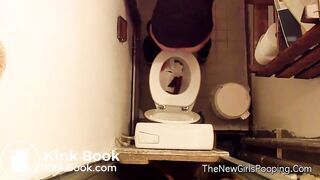 Overhead Spy On Girl Pooping