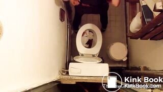 Overhead Spy On Girl Pooping