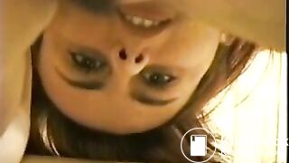 beautiful young girl shitting