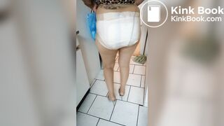 Pants wetting girl and diaper - video 2