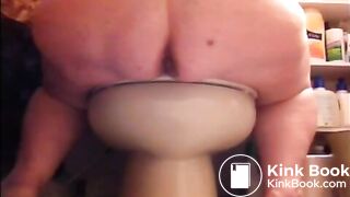 Fat white chick drops her slop