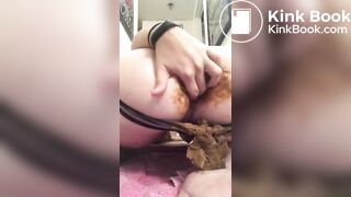 Nasty girl messes panties