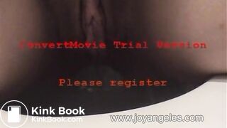 Girl releasing a huge dump