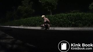 Woman Porn Into Bondage Play And Shits Out Her Enema In Public