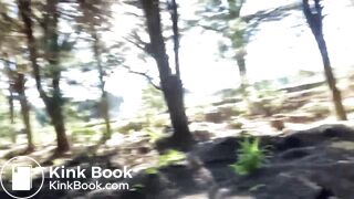 Woman Public Forest Big Shit And Cleaning Ass