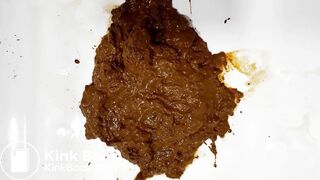 sexy naked blonde has diarrhea and masturbates