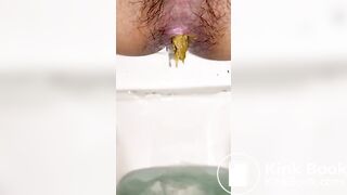 Soft Long Poops in the Toilet