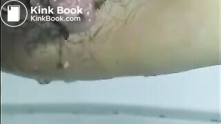 Canadian girlfriend pooping on toilet 3