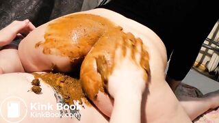 Russian girl shits on dick - video 2