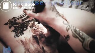 Hot redhead demon girl gives awsome shitty blowjob to her boyfriend