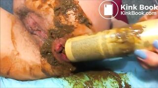 Dirty Girl Masturbating Asshole Full of Shit