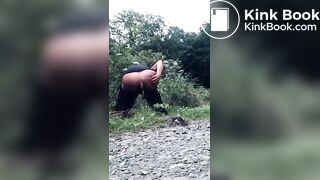 Chick Poop Behind Bushes