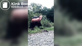 Chick Poop Behind Bushes