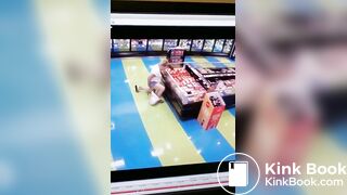 Woman Blasts Desperate Shit on Grocery Store Floor