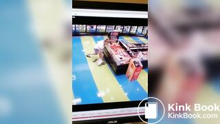Woman Blasts Desperate Shit on Grocery Store Floor