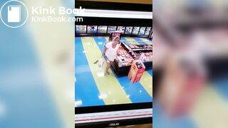 Woman Blasts Desperate Shit on Grocery Store Floor