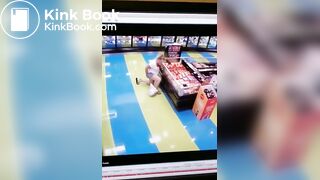 Woman Blasts Desperate Shit on Grocery Store Floor