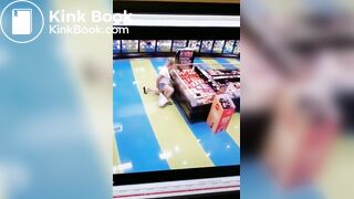 Woman Blasts Desperate Shit on Grocery Store Floor
