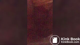 Pooping outside in the dark