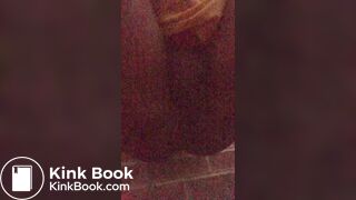 Pooping outside in the dark