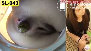 Asian girl poop - video 3