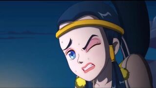 Desert woman having diarrhea