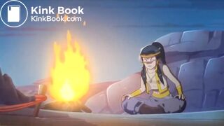 Desert woman having diarrhea