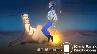 Desert woman having diarrhea