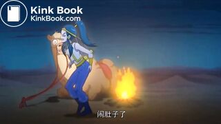 Desert woman having diarrhea